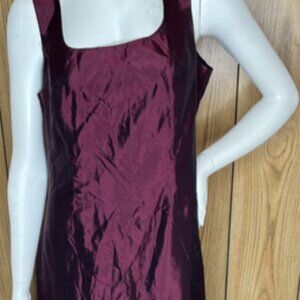 JS Collections Womens Evening Gown Dress Sz 14 Burgundy Sleeveless Formal Canada